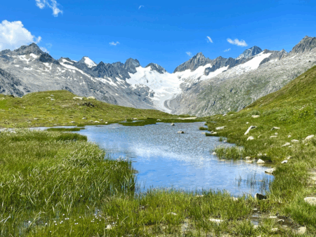 Oben beim Oberaarstausee angekommen.