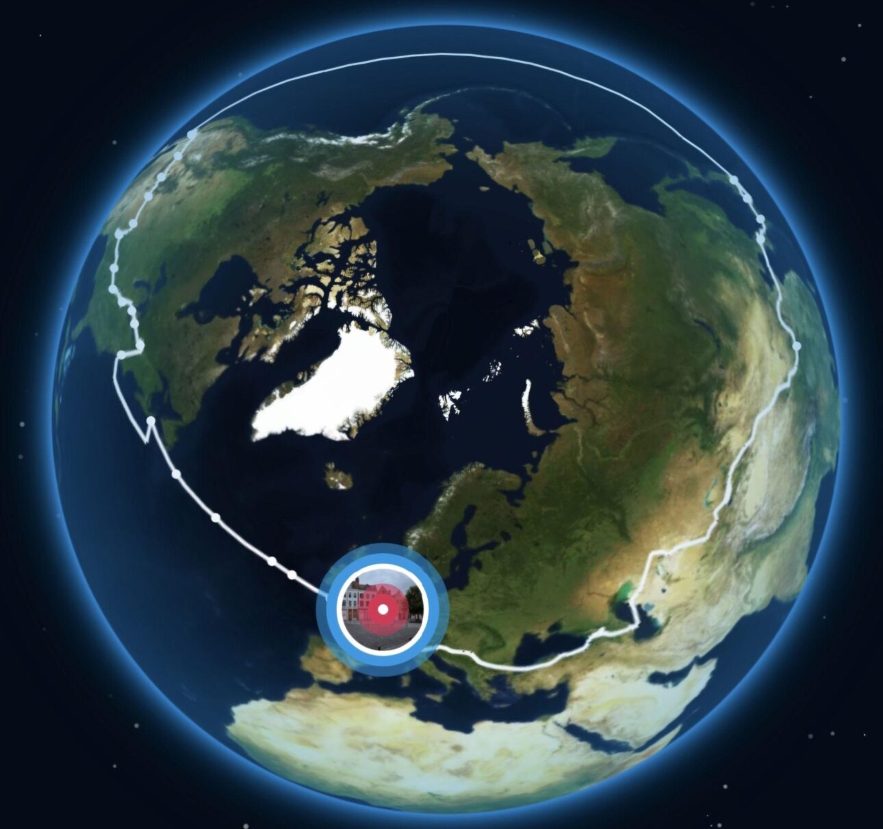 Einmal terran um die Welt.