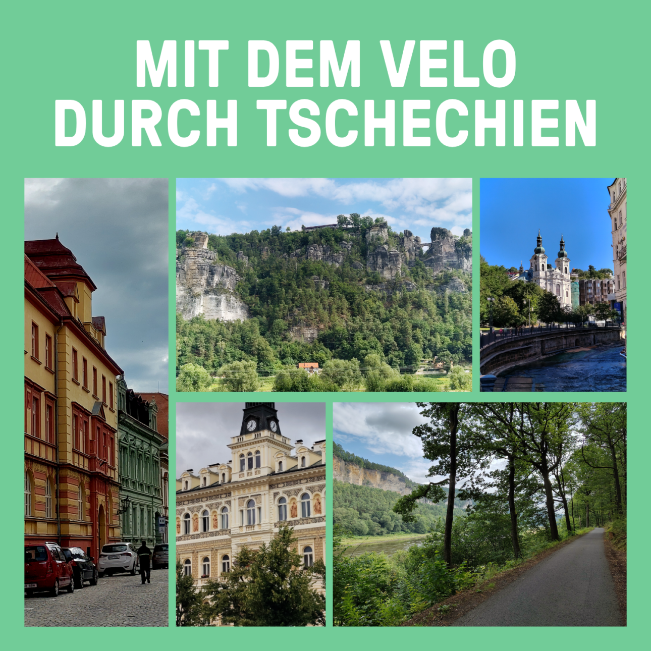 Mit dem Velo quer durch Tschechien – Teil 1